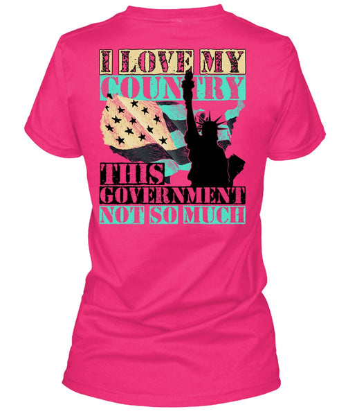I Love My Country T Shirt, I Love Veteran T Shirt