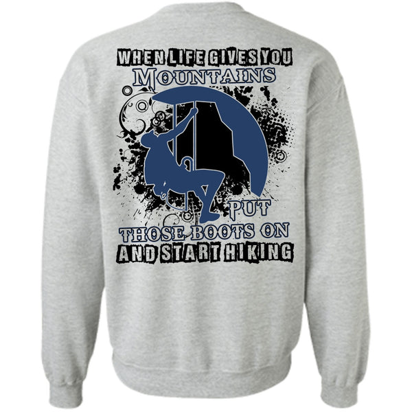 I Love Hiking T Shirt, Start Hiking Sweatshirt