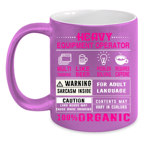 Heavy Equipment Operator Coffee Mug, Cute Welder Coffee Cup