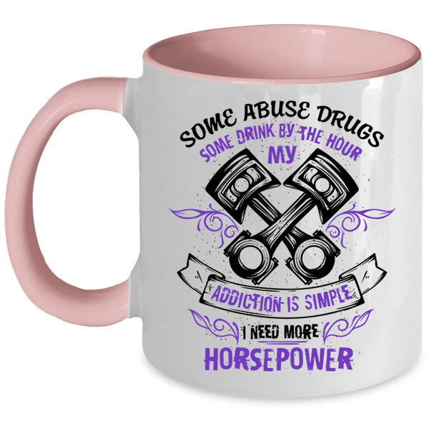 Cool Mechanics Coffee Mug, I Need More Horsepower Accent Mug