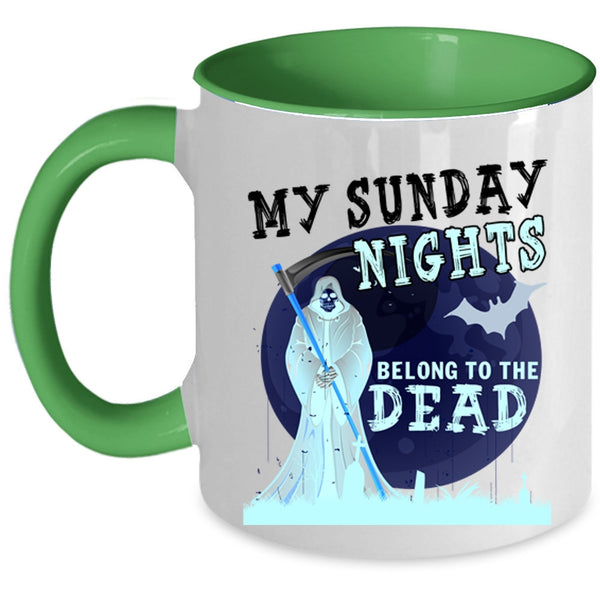 Funny Saying Coffee Mug, My Sunday Nights Accent Mug