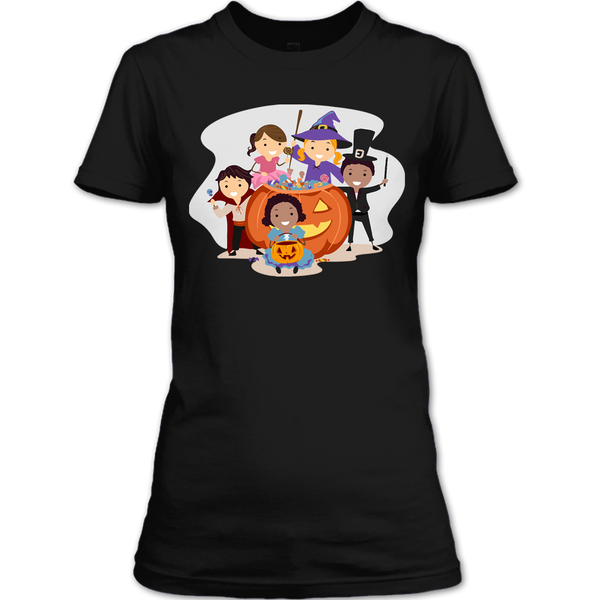 A black t-shirt with the shopify logo