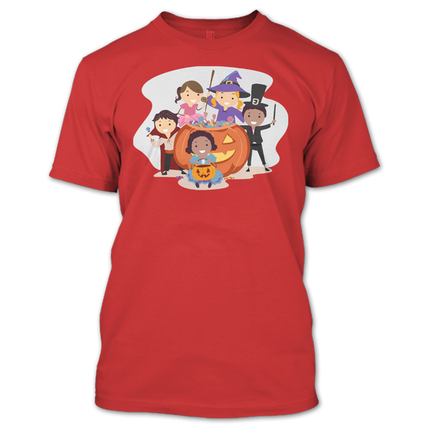 A black t-shirt with the shopify logo