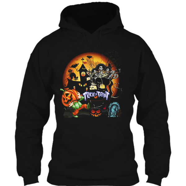 A black t-shirt with the shopify logo