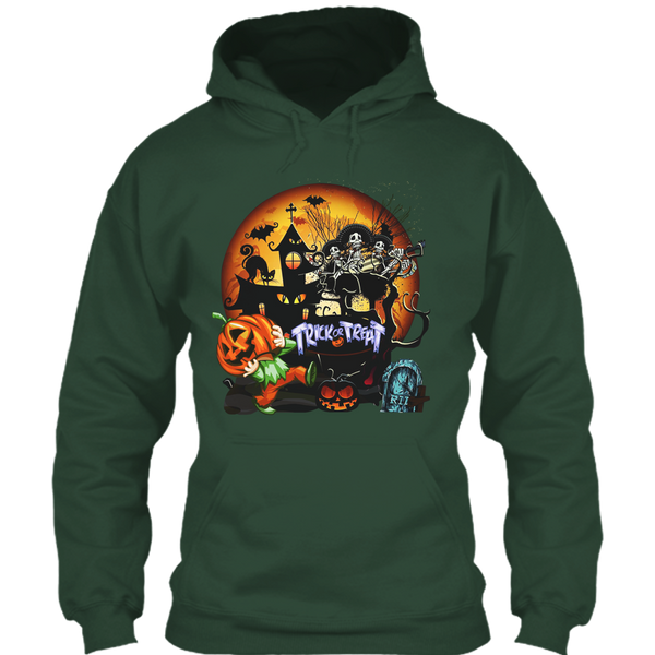 A black t-shirt with the shopify logo