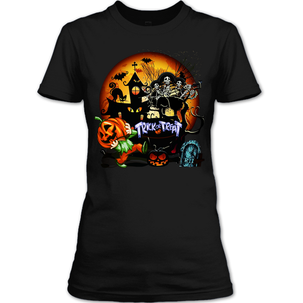 A black t-shirt with the shopify logo