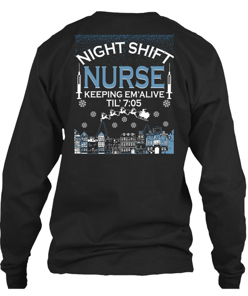 Night Shift Nurse Keeping T Shirt, This Girl Loves Christmas T Shirt