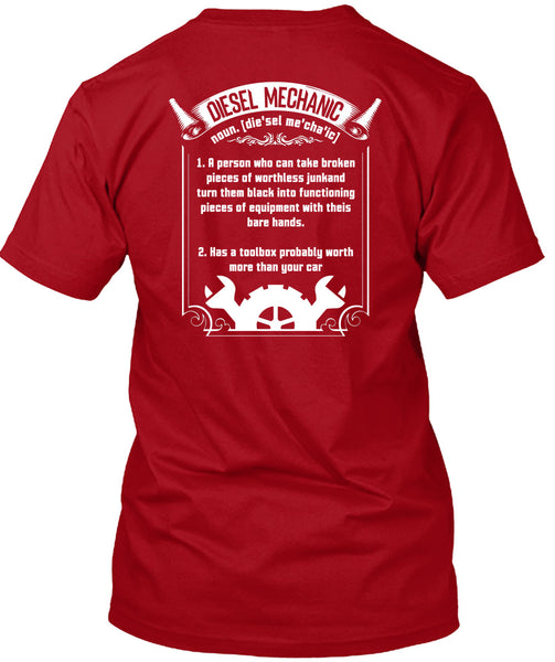 Being A Diesel Mechanic T Shirt, I Love My Life T Shirt