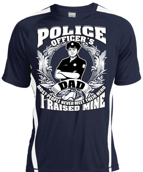 Police Officer's Dad T Shirt, Being A Police T Shirt, Cool Shirt