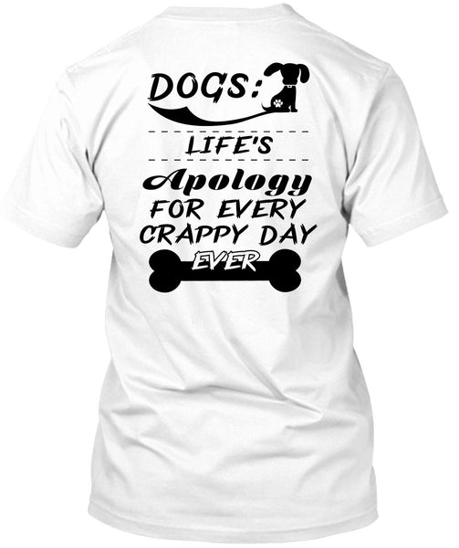 A black t-shirt with the shopify logo