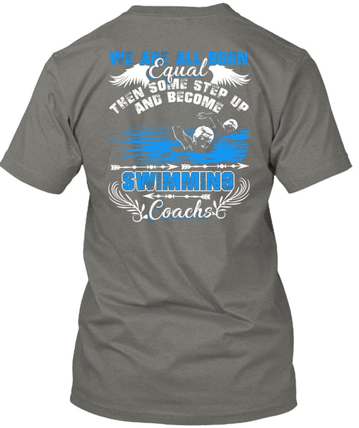 Become Swimming Coach T Shirt, I Love Swimming T Shirt
