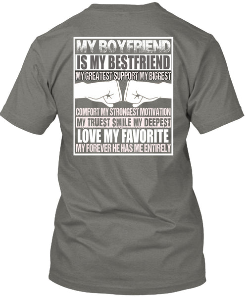 My Boyfriend Is My Best Friend T Shirt, Love My Favorite T Shirt