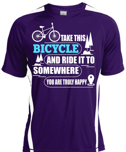 Take This Bicycle T Shirt, Being A Biker T Shirt, Cool Shirt