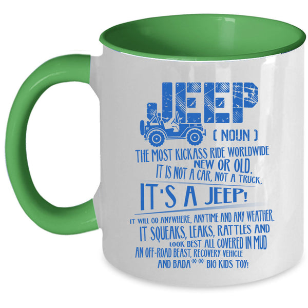 Cool Gift For Jeep Driver Coffee Mug, Jeep Accent Mug