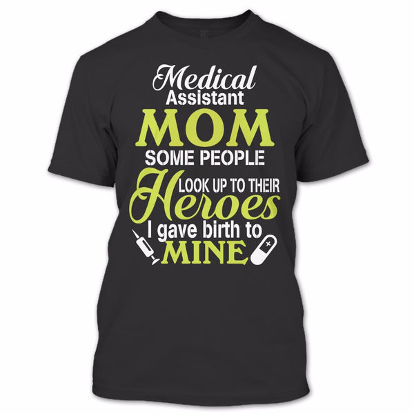 A black t-shirt with the shopify logo