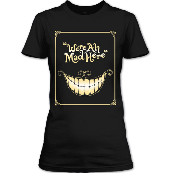 A black t-shirt with the shopify logo