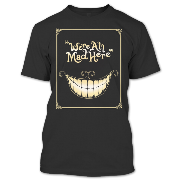 A black t-shirt with the shopify logo