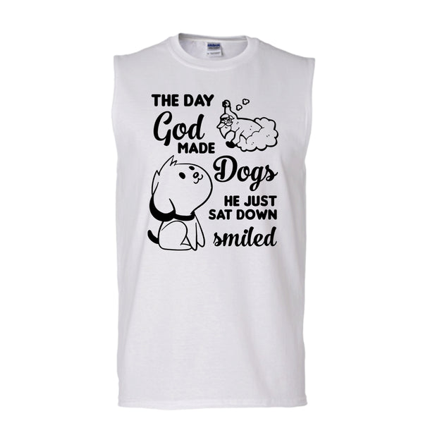 A black t-shirt with the shopify logo