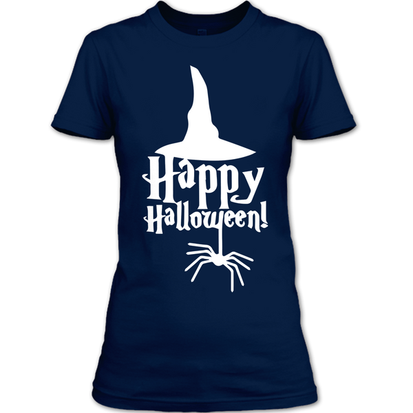 A black t-shirt with the shopify logo