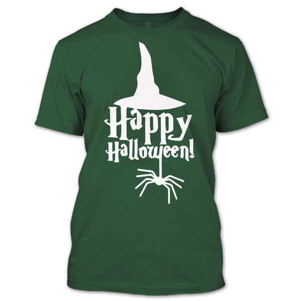 A black t-shirt with the shopify logo