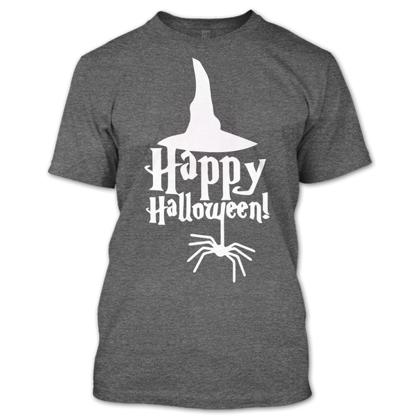 A black t-shirt with the shopify logo