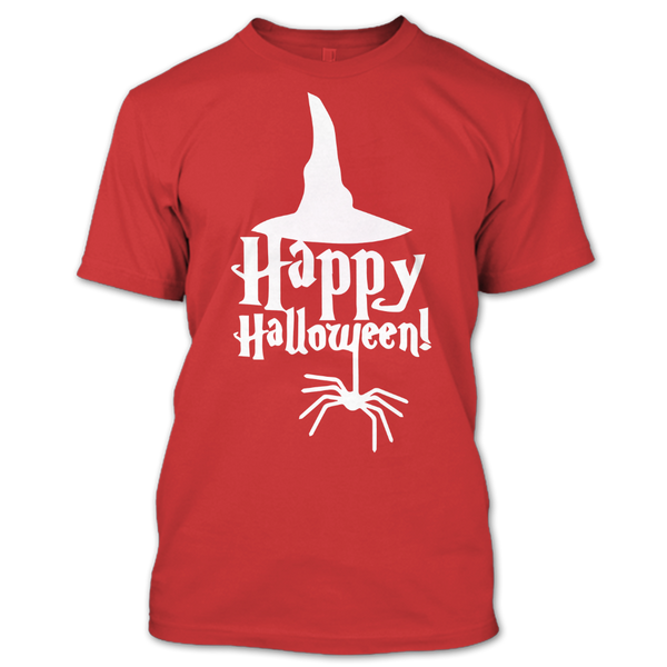 A black t-shirt with the shopify logo