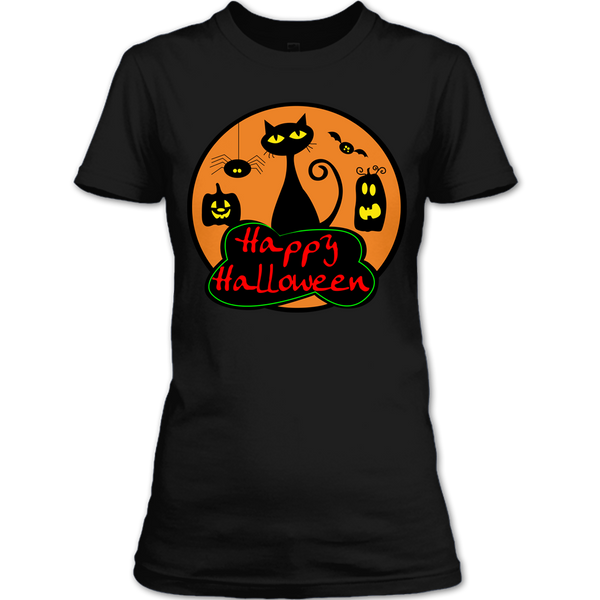 A black t-shirt with the shopify logo