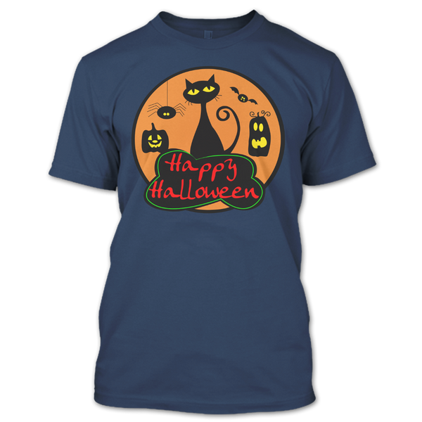 A black t-shirt with the shopify logo