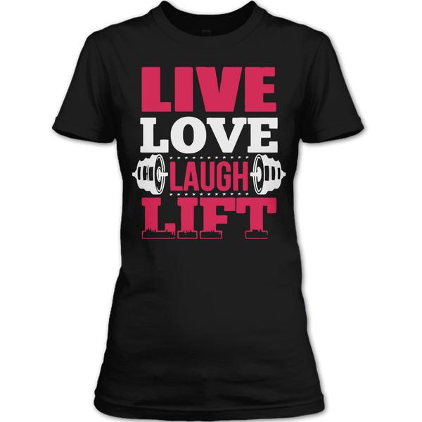 A black t-shirt with the shopify logo