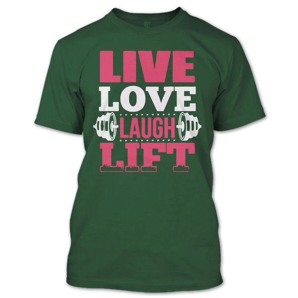 A black t-shirt with the shopify logo