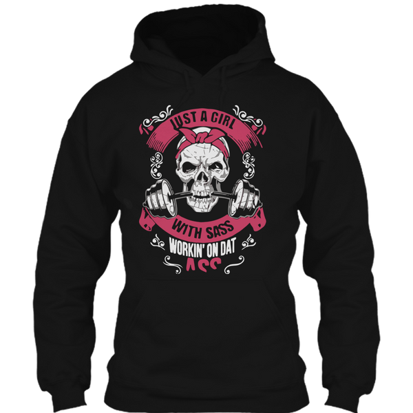 A black t-shirt with the shopify logo