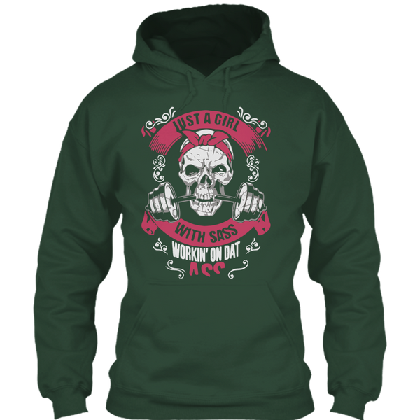 A black t-shirt with the shopify logo