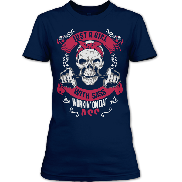 A black t-shirt with the shopify logo