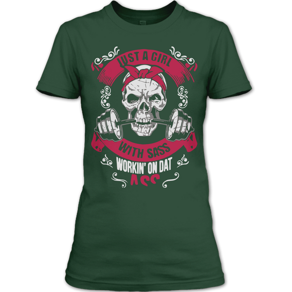 A black t-shirt with the shopify logo