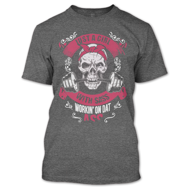 A black t-shirt with the shopify logo