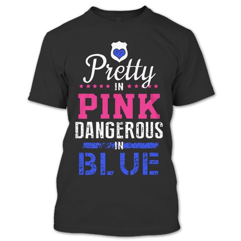 A black t-shirt with the shopify logo