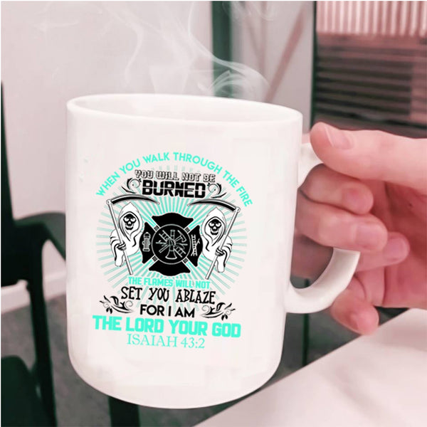 Funny Gift For Fireman Coffee Mug, Best Firefighter Ever Cup