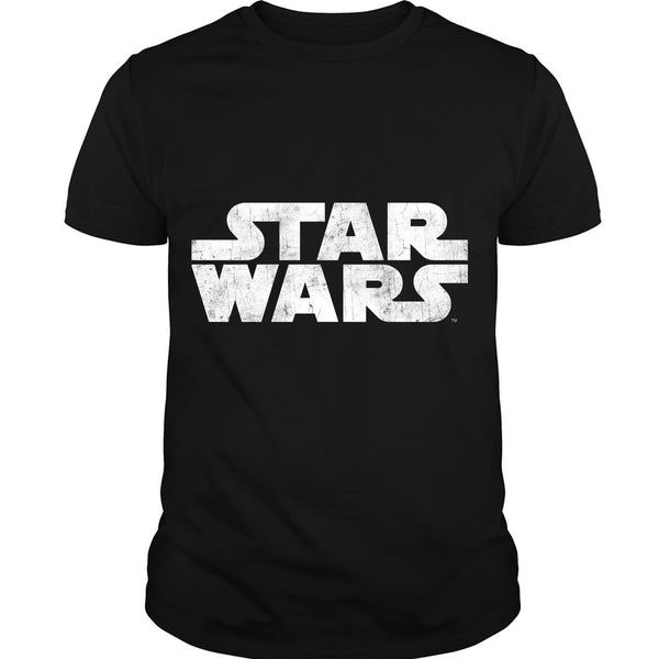 A black t-shirt with the shopify logo