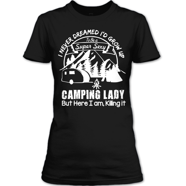 A black t-shirt with the shopify logo