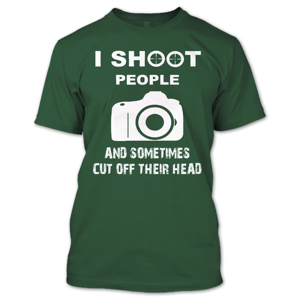 A black t-shirt with the shopify logo