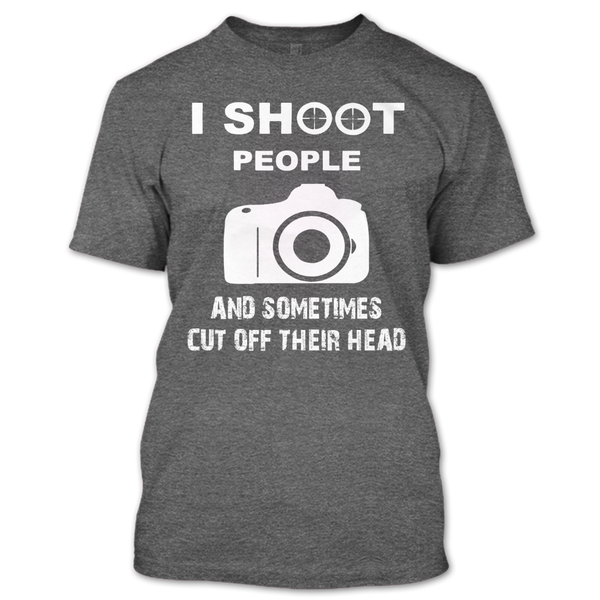 A black t-shirt with the shopify logo