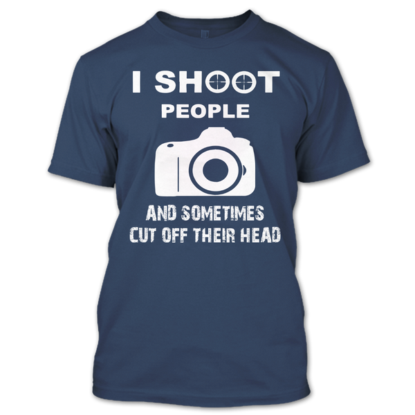 A black t-shirt with the shopify logo