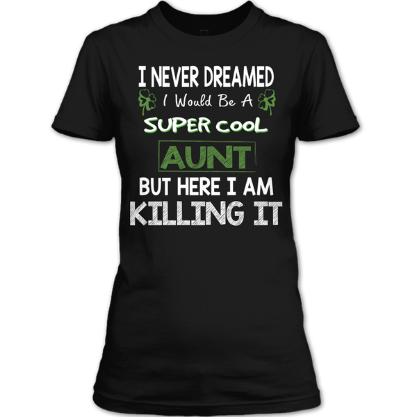 A black t-shirt with the shopify logo