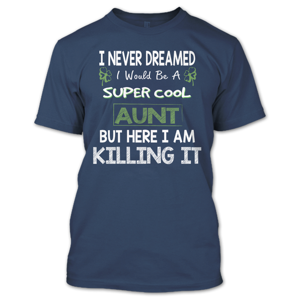 A black t-shirt with the shopify logo