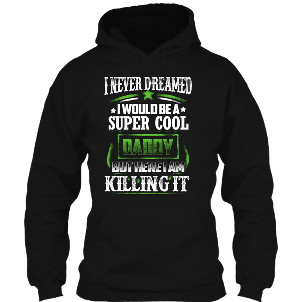 A black t-shirt with the shopify logo