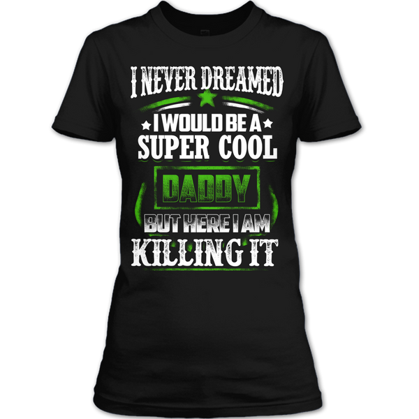 A black t-shirt with the shopify logo