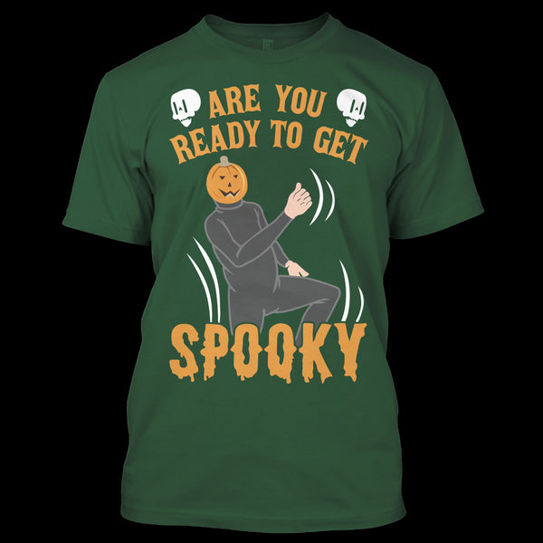 A black t-shirt with the shopify logo