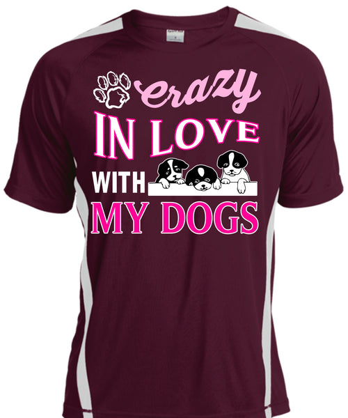 Crazy In Love With My Dogs T Shirt, I Love My Dogs T Shirt, Cool Shirt