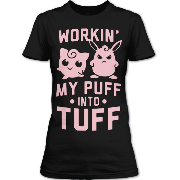 A black t-shirt with the shopify logo