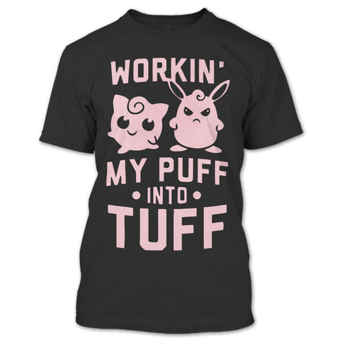 A black t-shirt with the shopify logo